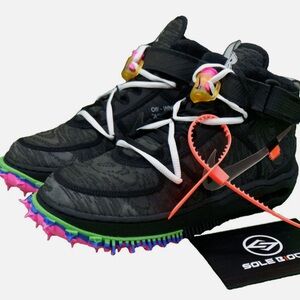 Nike Off-White x Air Force 1 Mid Black DO6290-001